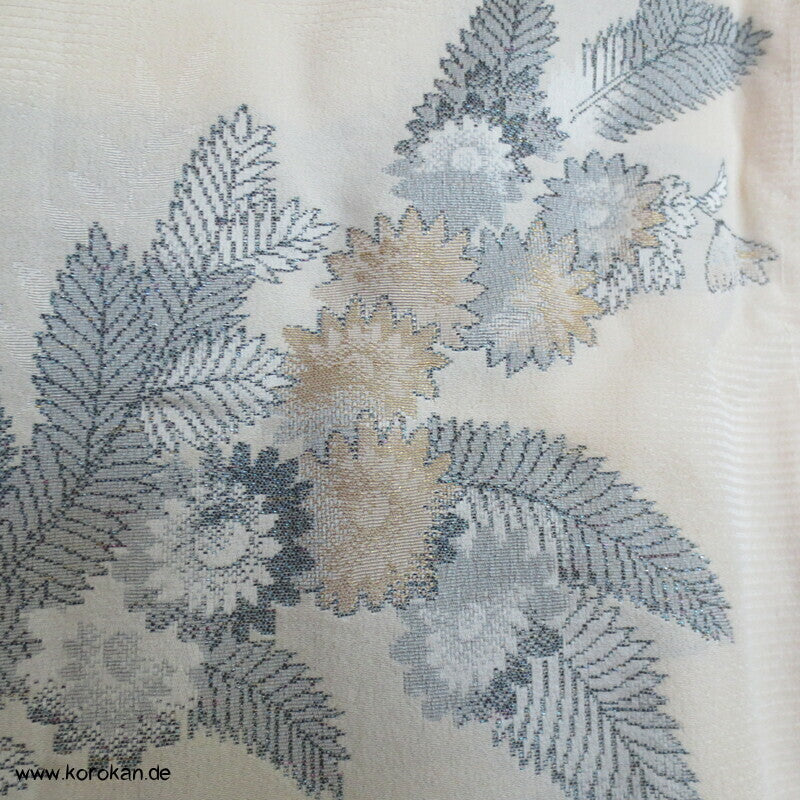Urushi Chrysanthemen Seidenbrokat Haori Kimono Jacke