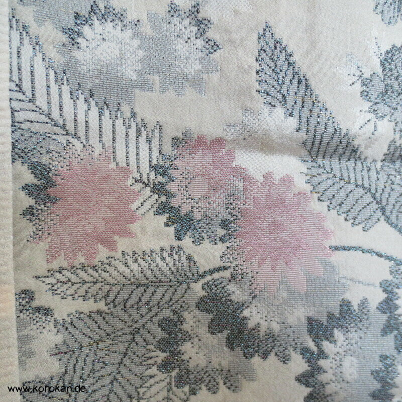 Urushi Chrysanthemen Seidenbrokat Haori Kimono Jacke