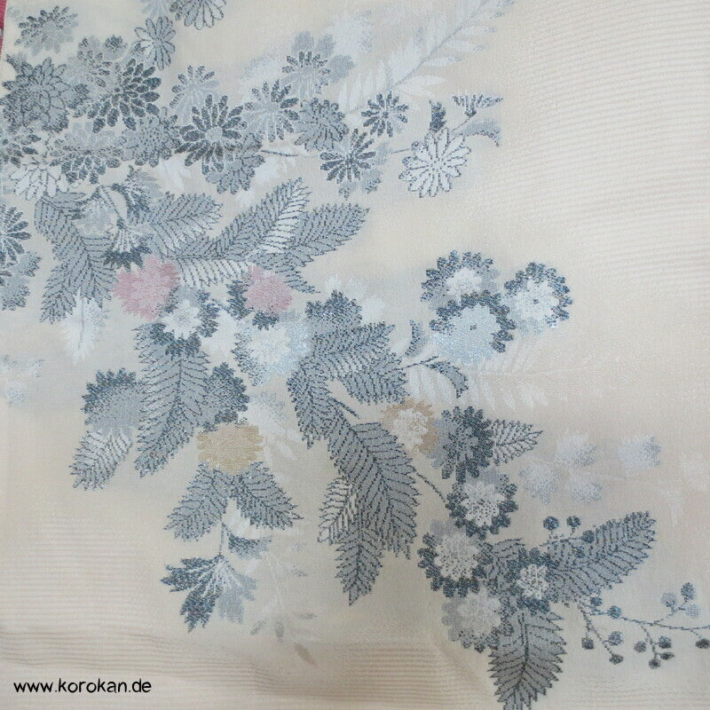 Urushi Chrysanthemen Seidenbrokat Haori Kimono Jacke