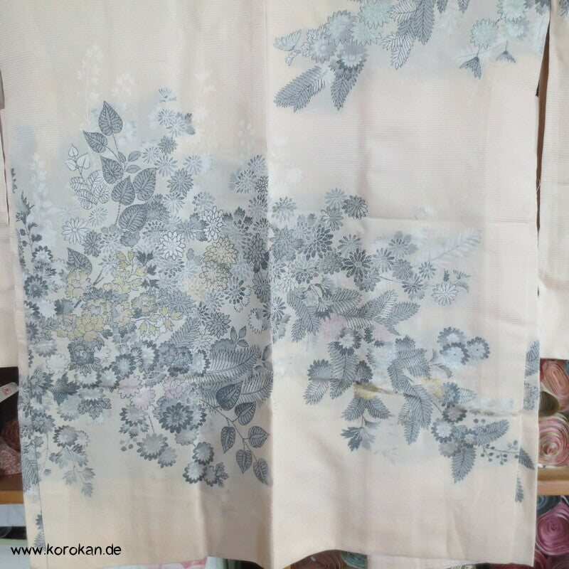Urushi Chrysanthemen Seidenbrokat Haori Kimono Jacke