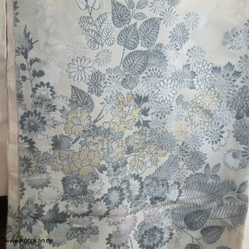 Urushi Chrysanthemen Seidenbrokat Haori Kimono Jacke