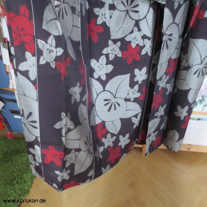 Tachibana Kasuri Hitoe Meisen Seiden Kimono
