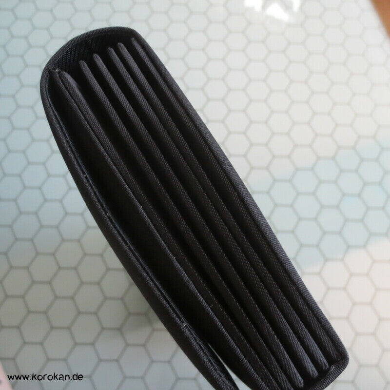 Clutch Abend Tasche für Kimono, schlicht schwarz