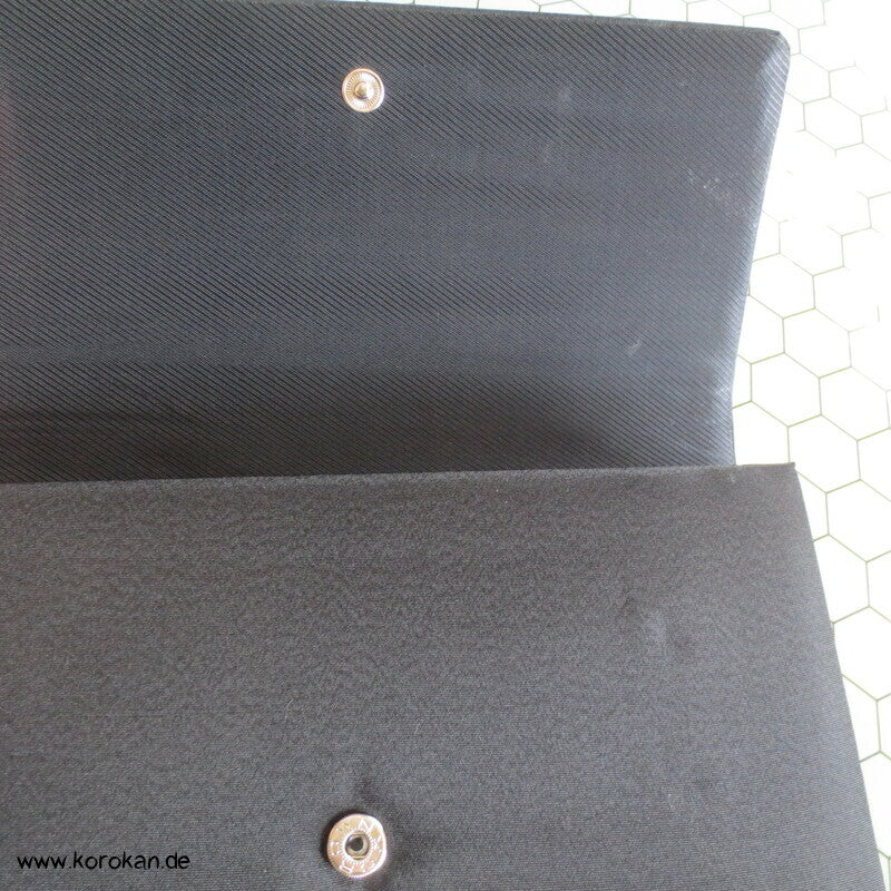 Clutch Abend Tasche für Kimono, schlicht schwarz