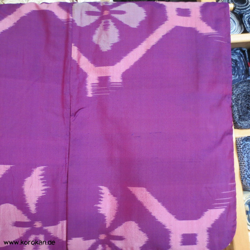 Japan Art Deco riesiges Kikko Meisen Seiden Kimono