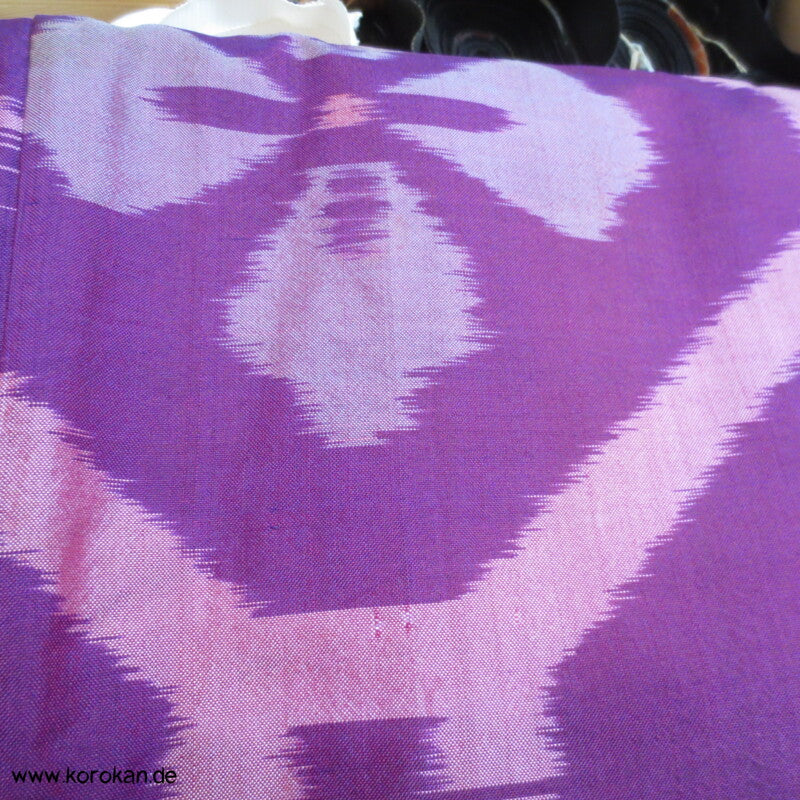 Japan Art Deco riesiges Kikko Meisen Seiden Kimono