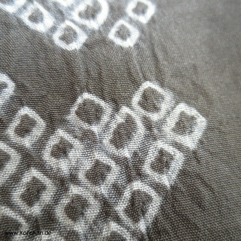 Shibori Bambus Juban Unterkimono, Seide