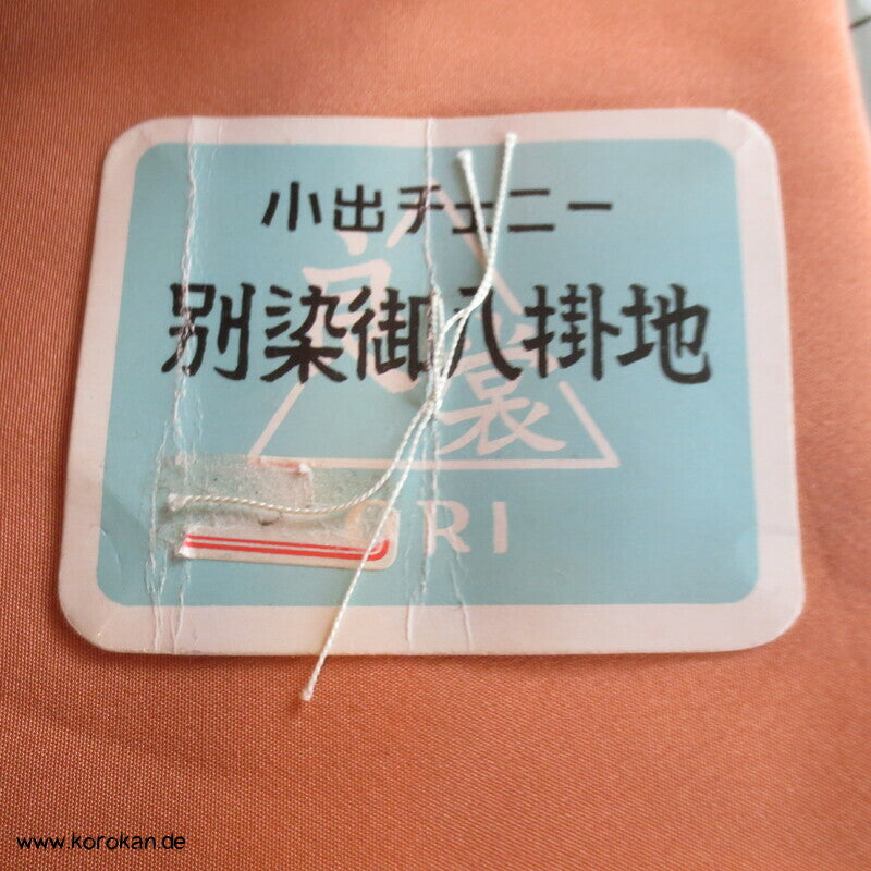 Hakkake Seiden Crepe unteres Kimono Futter - originalgeheftet