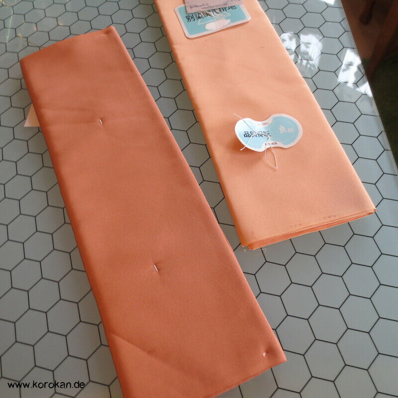 Hakkake Seiden Crepe unteres Kimono Futter - originalgeheftet