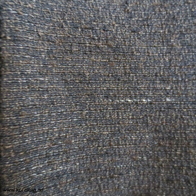 japanische dunkelmelierte Tsumugi Seiden Haori Männer Kimono Jacke, Bilder im Futter