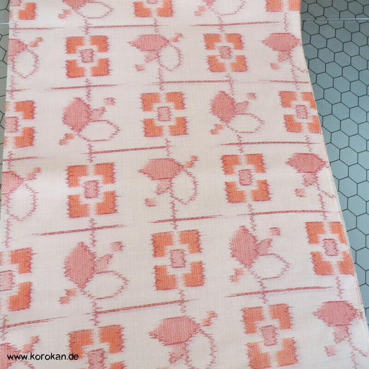 Woll Kimono Stoff mit geometrischem Kasuri Druck