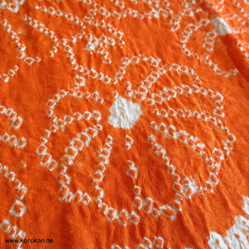 Full Shibori riesige Fächer, teils Goldstickerei Furisode Seiden Kimono