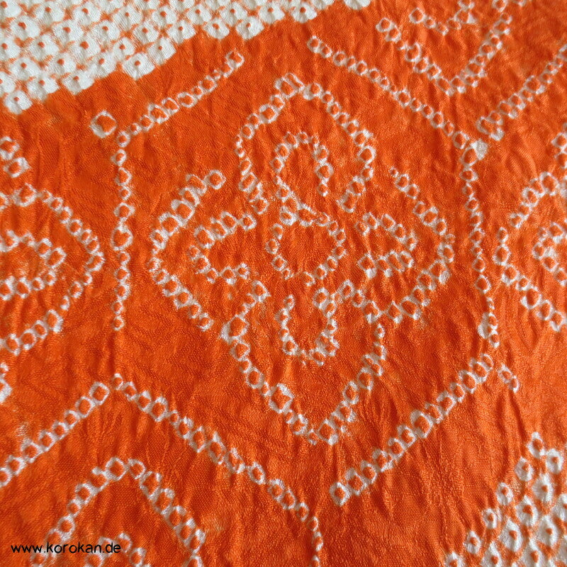 Full Shibori riesige Fächer, teils Goldstickerei Furisode Seiden Kimono