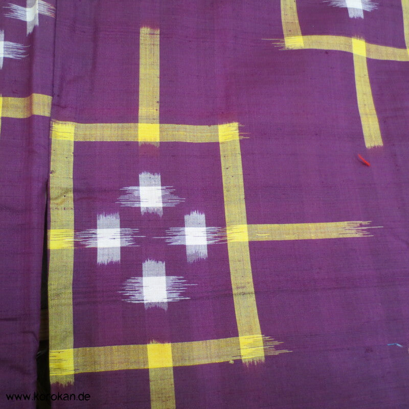 Japan Art Deco Rechtecke Meisen Seiden Kimono, neu aber beschädigt