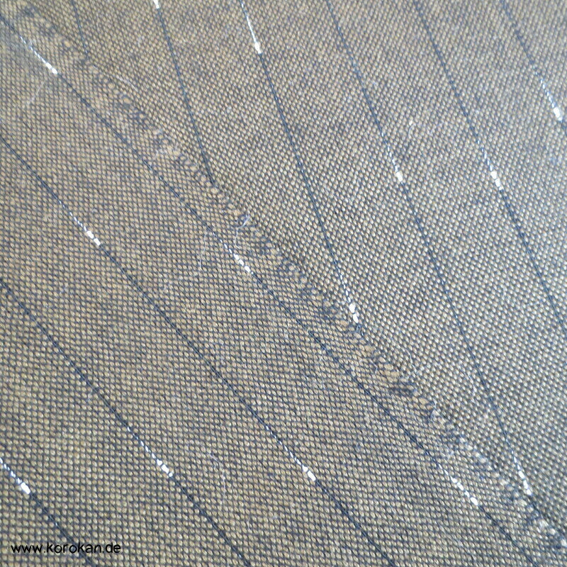 dezenter Streifen Kimono Wolle/ Viscosestoff