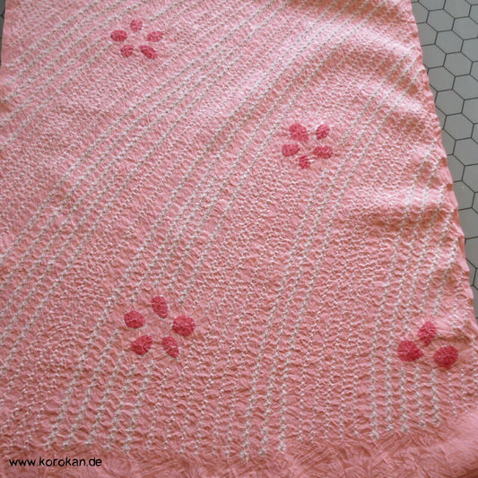 Shibori Seidendamast für Kimono Tanmono