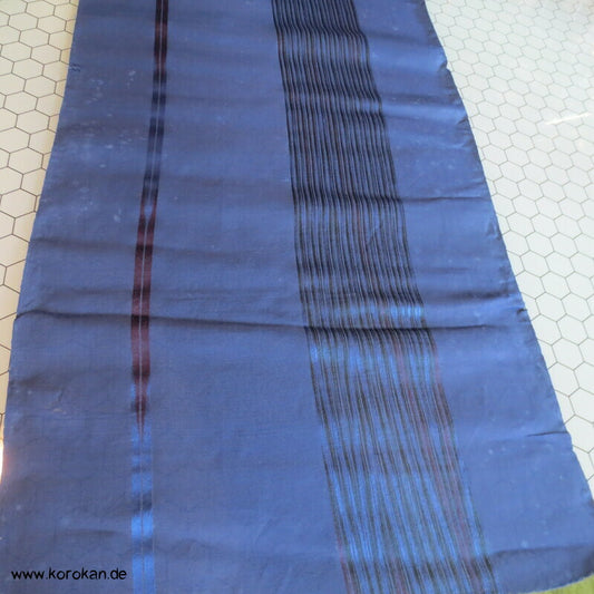 Kasuri Satin Streifen in Kimono Sha Seide Stoffrolle