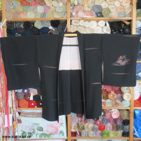 Urushi - Landschaft Haori Seiden Kimono Jacke