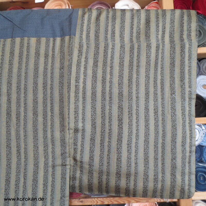 gestreifter Seiden Honan homemade Kimono