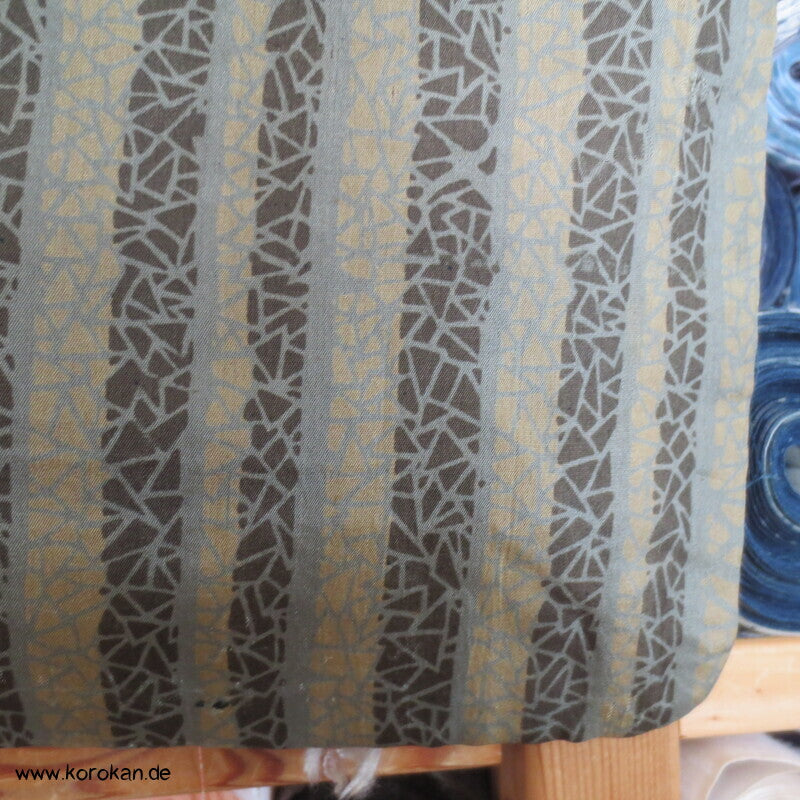 gestreifter Seiden Honan homemade Kimono