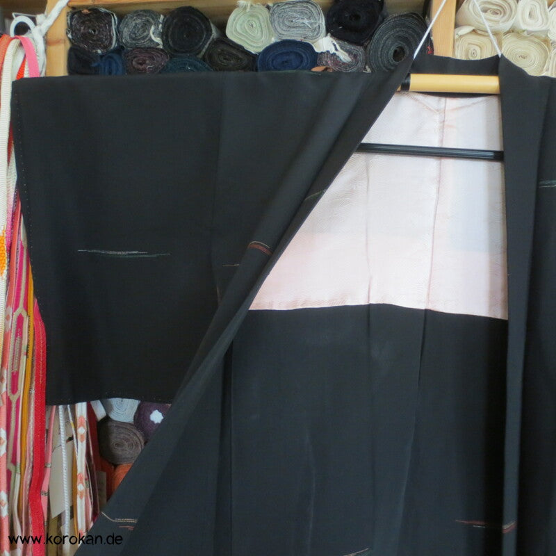 Urushi - Landschaft Haori Seiden Kimono Jacke