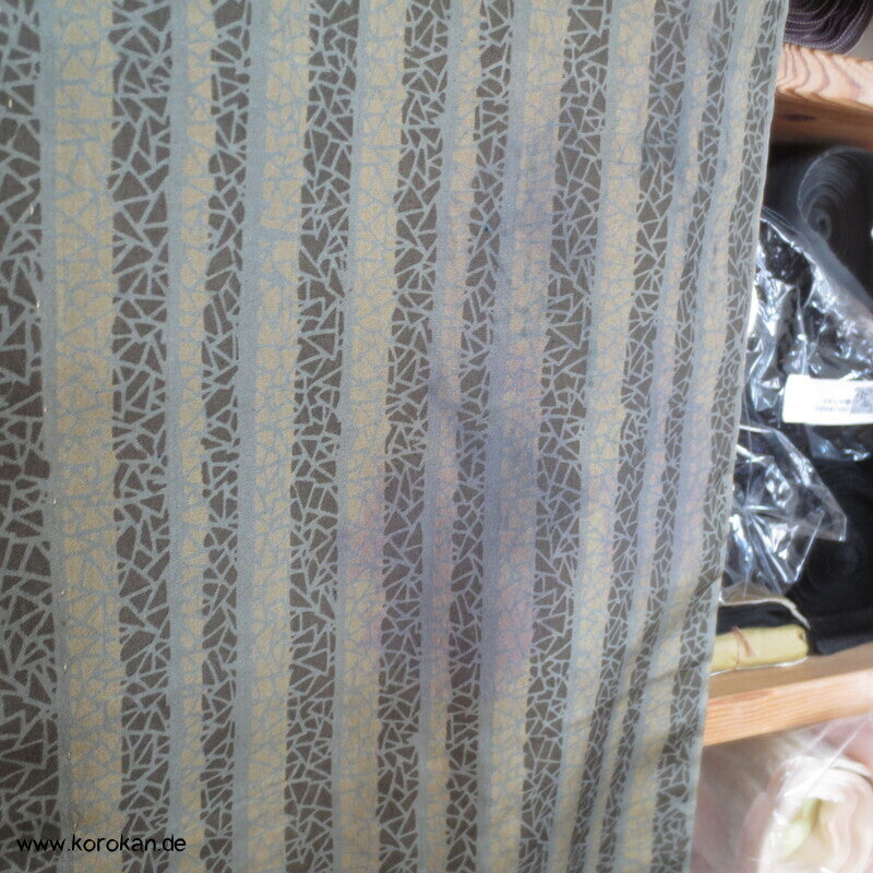 gestreifter Seiden Honan homemade Kimono