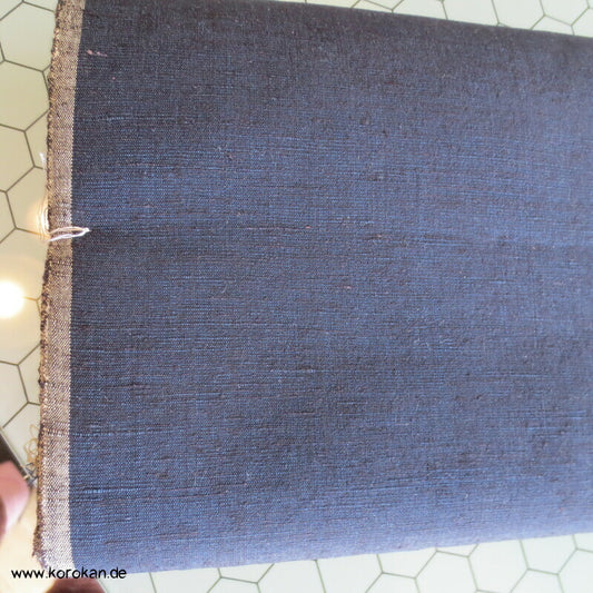 Tanmono Stoffrolle indigo Tsumugi Kimono Seide Ensemble Ballen