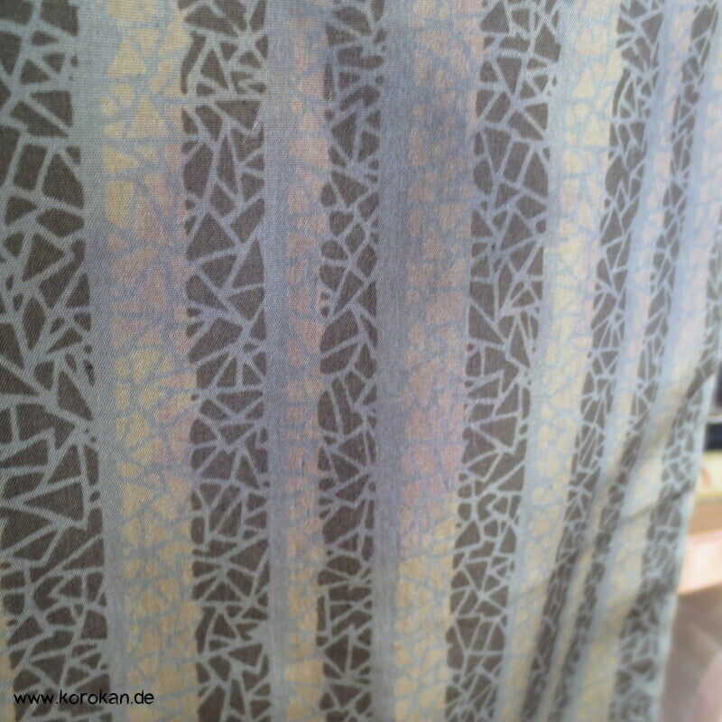 gestreifter Seiden Honan homemade Kimono