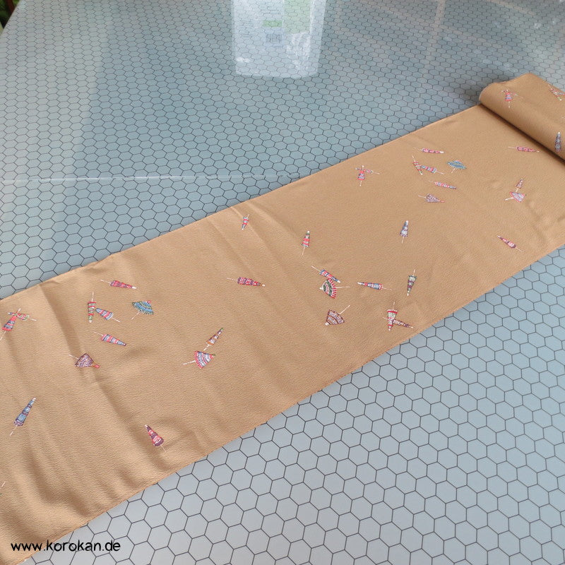 Papierschirme Chirimen Crepe Kimono Seide