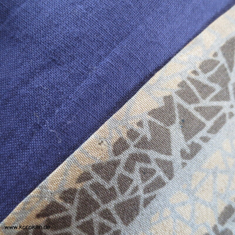 gestreifter Seiden Honan homemade Kimono
