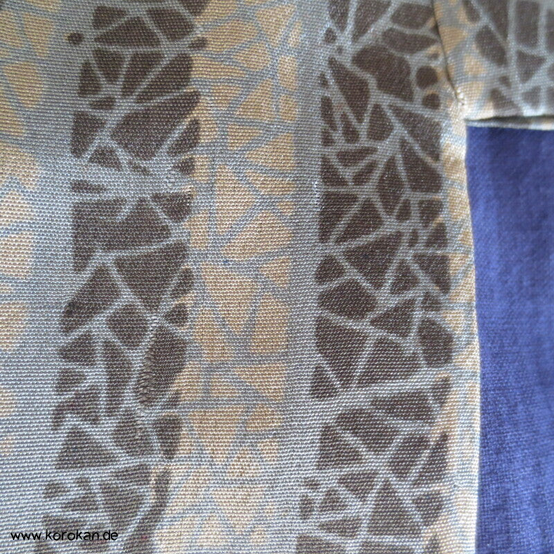 gestreifter Seiden Honan homemade Kimono
