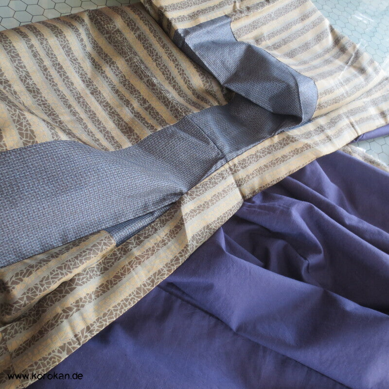 gestreifter Seiden Honan homemade Kimono