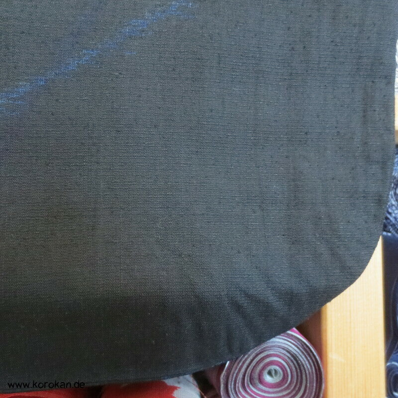 japanischer Wellen, Diamantrauten Kasuri Tsumugi Seiden Kimono