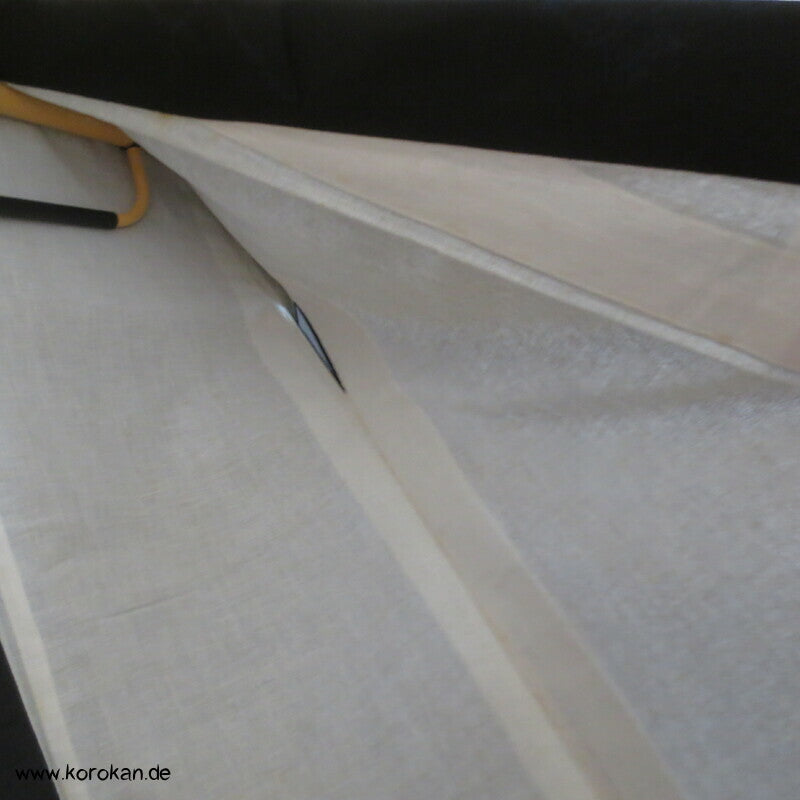 japanischer Wellen, Diamantrauten Kasuri Tsumugi Seiden Kimono
