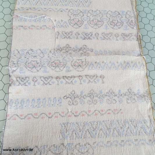Araihari dicker Jacquard Seiden Crepe mit abstrakt geometrischen Muster