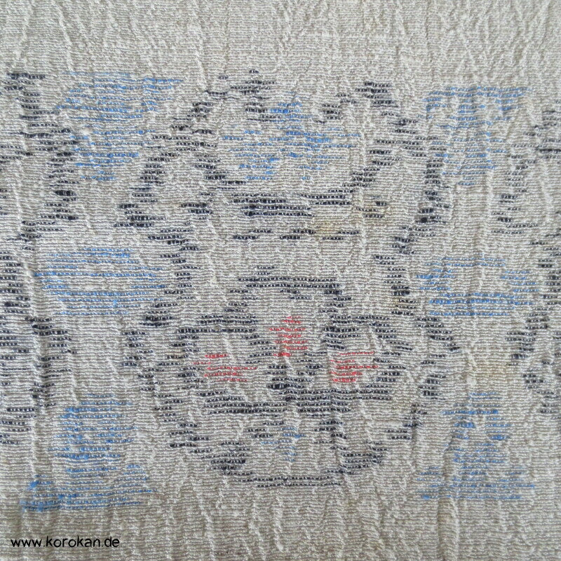 Araihari dicker Jacquard Seiden Crepe mit abstrakt geometrischen Muster