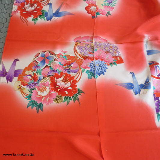 Mädchen Tauf - Kimono Seiden Karieba - Bild Panel