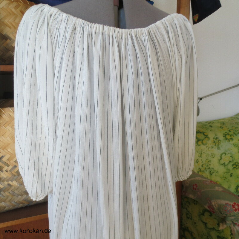Zero Waste nur gerade Bahnen loses Viscose Krepp Kleid , One Size Fits all