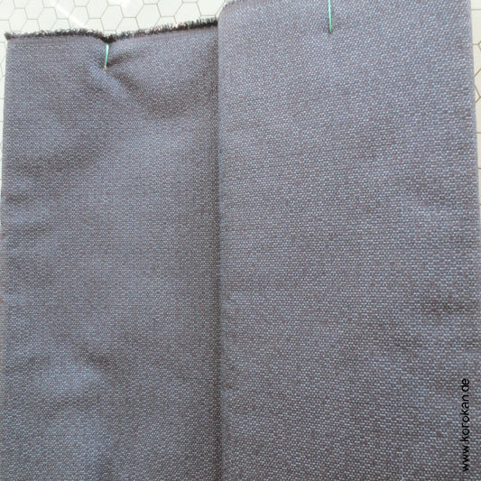 Tanmono Stoffrolle indigo feinkarierte Kasuri Tsumugi Kimono Seide Ensemble Ballen