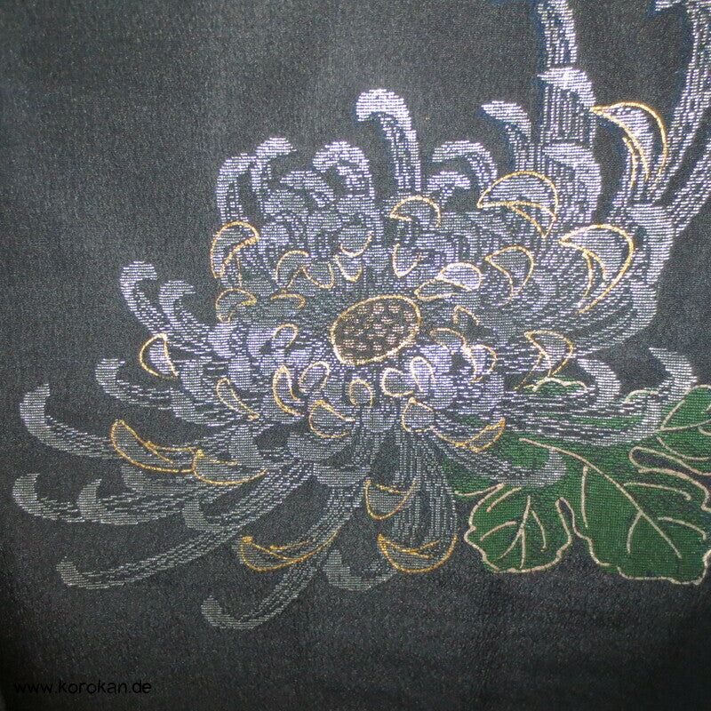 einzelne Urushi Blüten Haori (Abend - ) Jacke Seidenbrokat