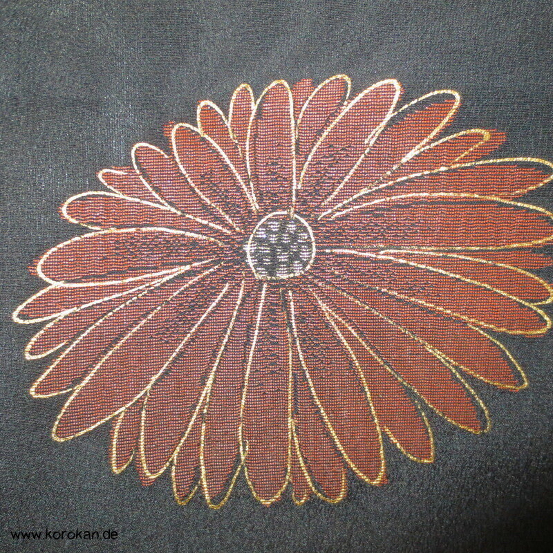 einzelne Urushi Blüten Haori (Abend - ) Jacke Seidenbrokat