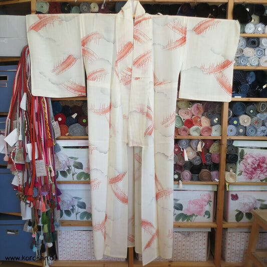Himmels - Brücken Hitoe Kimono, Rho Seide