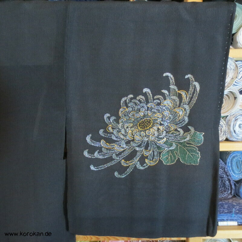 einzelne Urushi Blüten Haori (Abend - ) Jacke Seidenbrokat