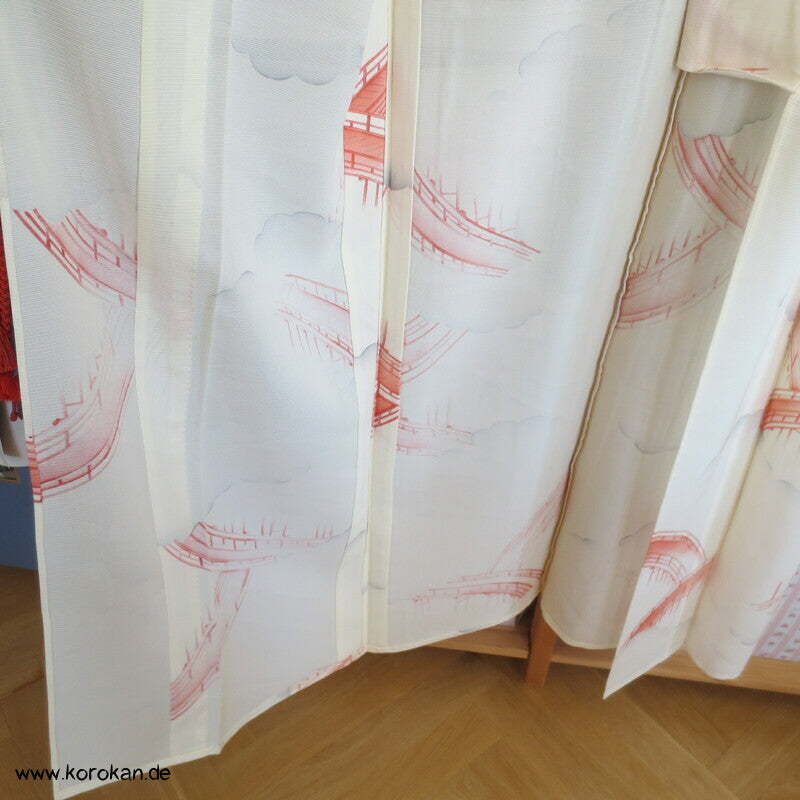 Himmels - Brücken Hitoe Kimono, Rho Seide