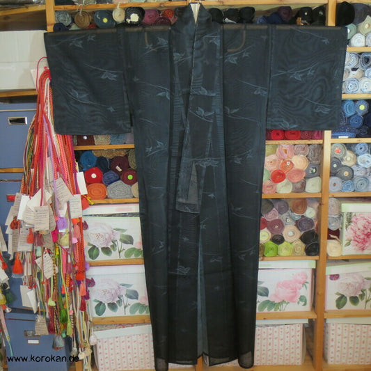 Zweige Hitoe halbtransparenter Sha Seiden Kimono