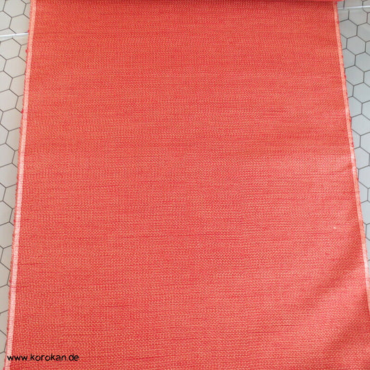 Tanmono Stoffrolle persimmon melierter Tsumugi Kimono Seide Ballen