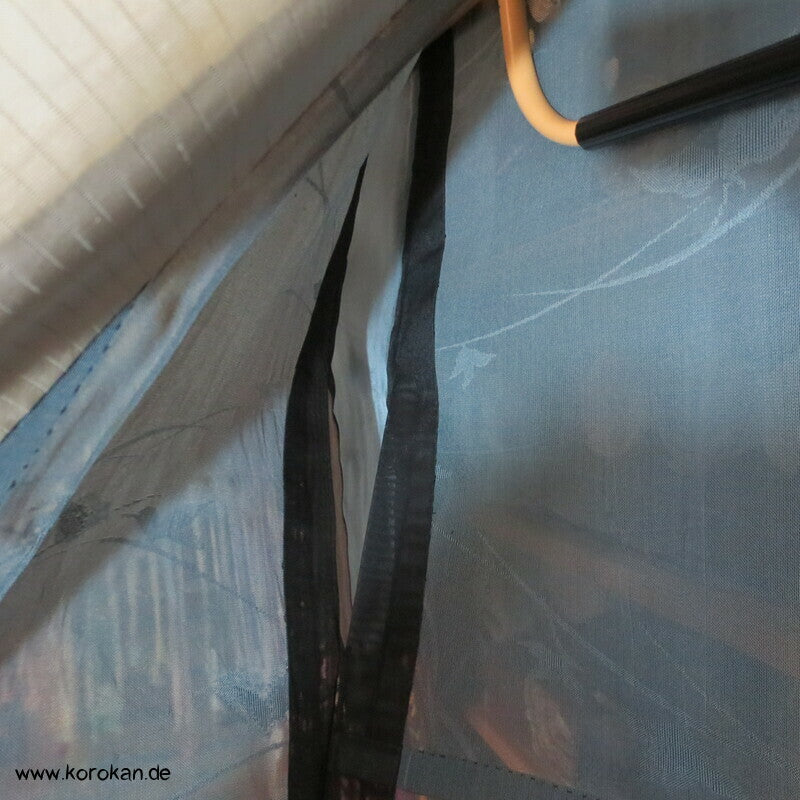 Zweige Hitoe halbtransparenter Sha Seiden Kimono