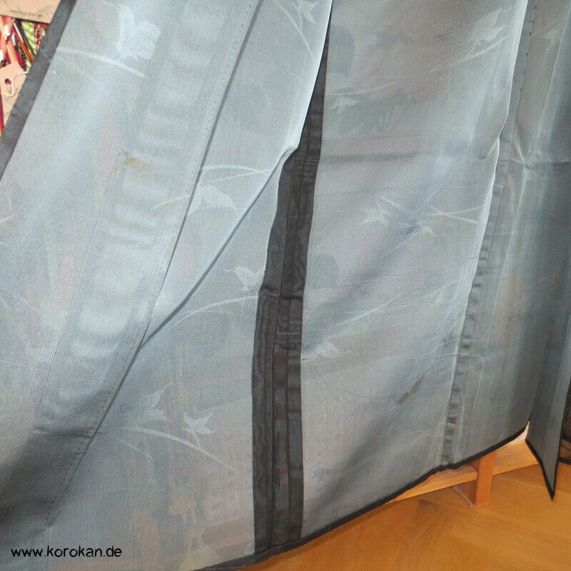 Zweige Hitoe halbtransparenter Sha Seiden Kimono