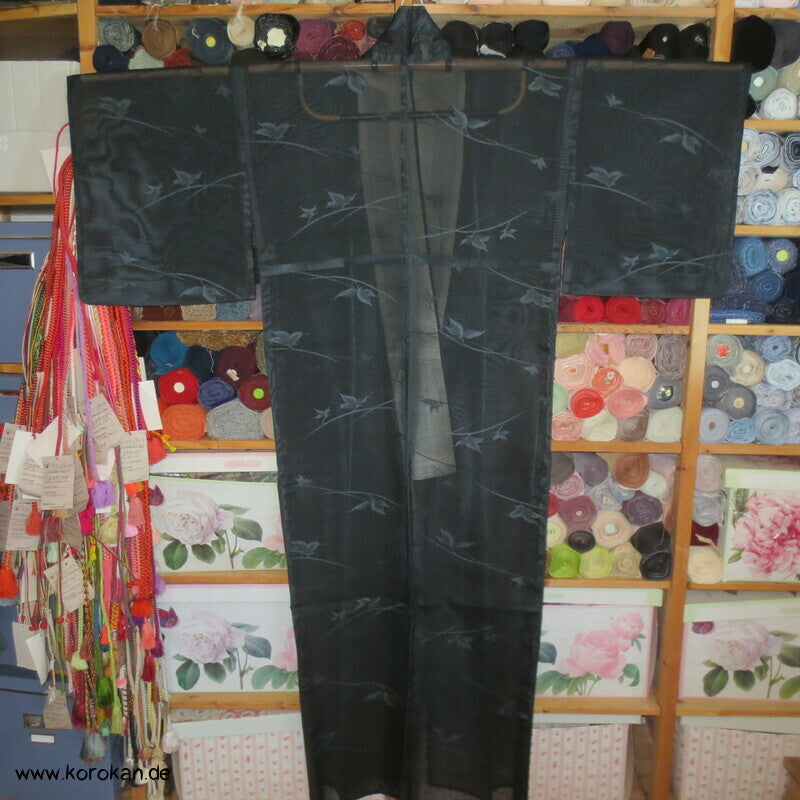 Zweige Hitoe halbtransparenter Sha Seiden Kimono