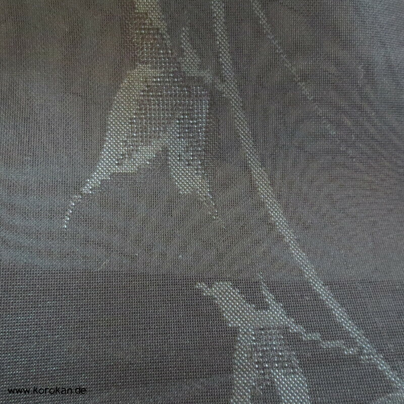 Zweige Hitoe halbtransparenter Sha Seiden Kimono